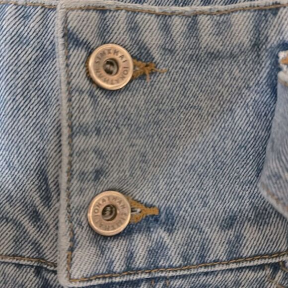 JONATHAN SIMKHAI High-Waisted Belted Straight Leg Blue Jeans. Size 24. Like New! - Picture 12 of 12